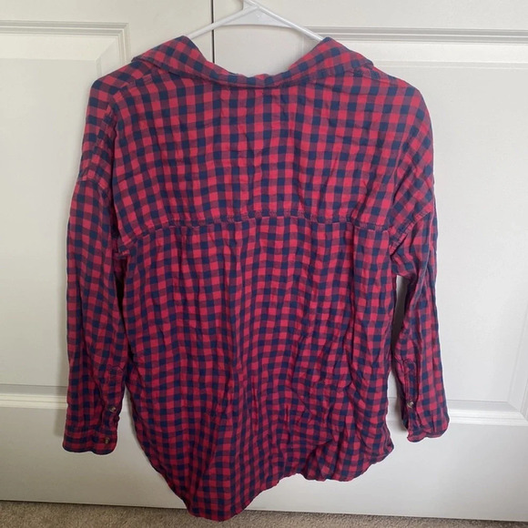 American eagle, flannel button down pullover - Picture 2 of 2